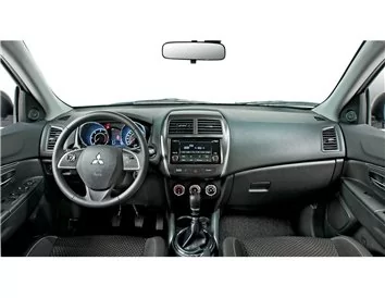 Mitsubishi Asx RVR 01.2012 3D Interior Dashboard Trim Kit Dash Trim Dekor 9-Parts - 1 - Interior Dash Trim Kit