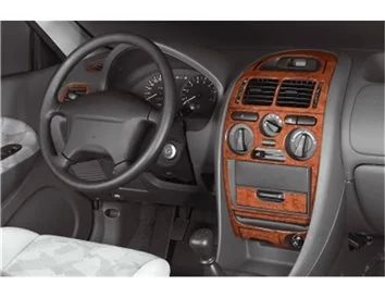 Mitsubishi Carisma 08.95-06.99 3D Interior Dashboard Trim Kit Dash Trim Dekor 19-Parts - 1 - Interior Dash Trim Kit