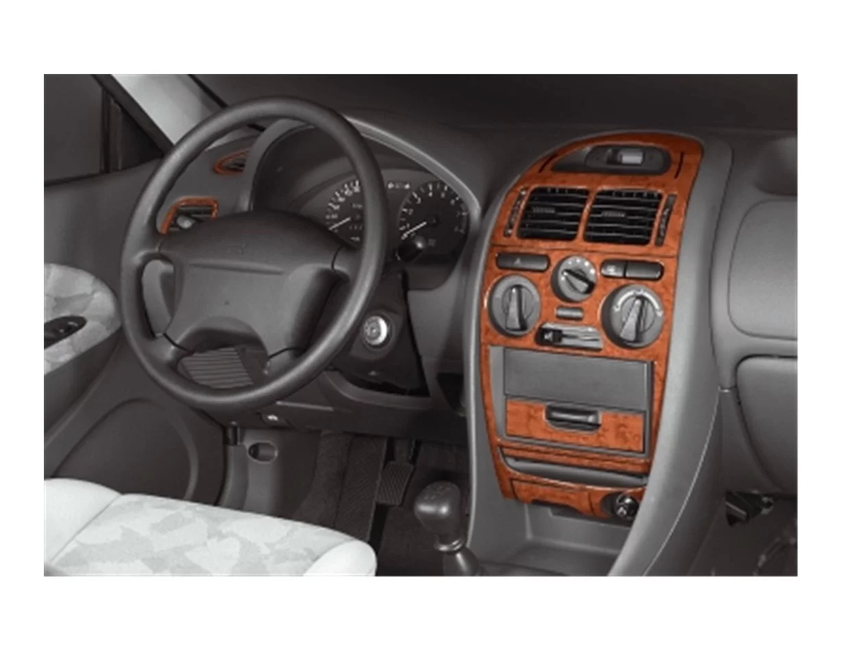 Mitsubishi Carisma 08.95-06.99 3D Interior Dashboard Trim Kit Dash Trim Dekor 19-Parts - 1 - Interior Dash Trim Kit