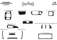 Mitsubishi Colt-Lancer IV 02.92-02.96 3D Interior Dashboard Trim Kit Dash Trim Dekor 14-Parts - 2 - Interior Dash Trim Kit Mitsubishi Colt-Lancer IV 02.92-02.96 3D Interior Dashboard Trim Kit Dash Trim Dekor 14-Parts - 2 - Interior Dash Trim Kit