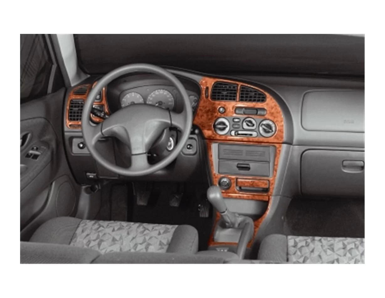 Mitsubishi Colt-Lancer V 03.96-04.04 3D Interior Dashboard Trim Kit Dash Trim Dekor 10-Parts - 1 - Interior Dash Trim Kit
