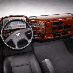 MAN TGA-XXL 01.00-12.05 3D Interior Dashboard Trim Kit Dash Trim Dekor 77-Parts