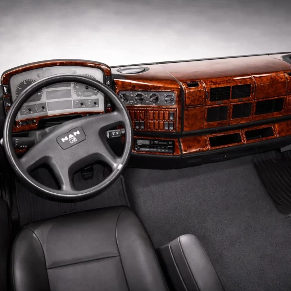 MAN TGA-XXL 01.00-12.05 3D Interior Dashboard Trim Kit Dash Trim Dekor 77-Parts