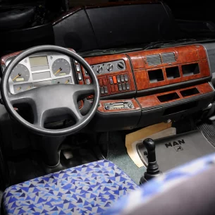 MAN TGA-XXL 01.00-12.05 3D Interior Dashboard Trim Kit Dash Trim Dekor 77-Parts