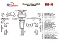 Mitsubishi Eclipse 2006-UP Manual Gear Box Interior BD Dash Trim Kit - 1 - Interior Dash Trim Kit Mitsubishi Eclipse 2006-UP Manual Gear Box Interior BD Dash Trim Kit - 1 - Interior Dash Trim Kit