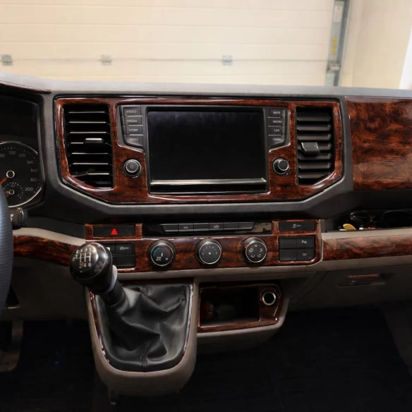 MAN TGE 2019 3D Interior Dashboard Trim Kit Dash Trim Dekor 23-Parts