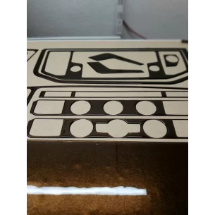 MAN TGE 2019 3D Interior Dashboard Trim Kit Dash Trim Dekor 29-Parts