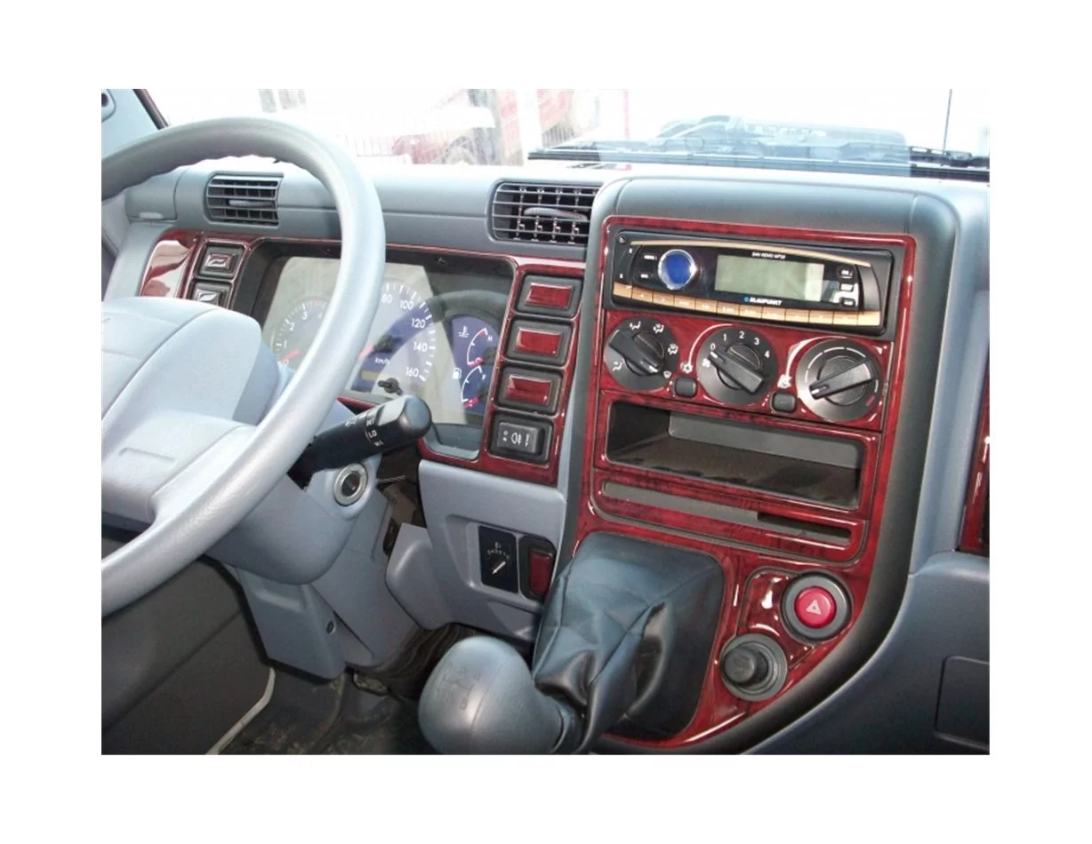 Mitsubishi Fuso Canter 01.2005 3D Interior Dashboard Trim Kit Dash Trim Dekor 36-Parts - 1 - Interior Dash Trim Kit