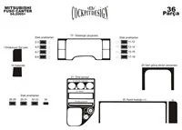 Mitsubishi Fuso Canter 01.2005 3D Interior Dashboard Trim Kit Dash Trim Dekor 36-Parts - 2 - Interior Dash Trim Kit Mitsubishi Fuso Canter 01.2005 3D Interior Dashboard Trim Kit Dash Trim Dekor 36-Parts - 2 - Interior Dash Trim Kit