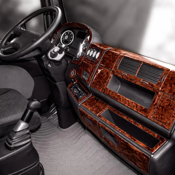 MAN TGL 09.2004 3D Interior Dashboard Trim Kit Dash Trim Dekor 66-Parts