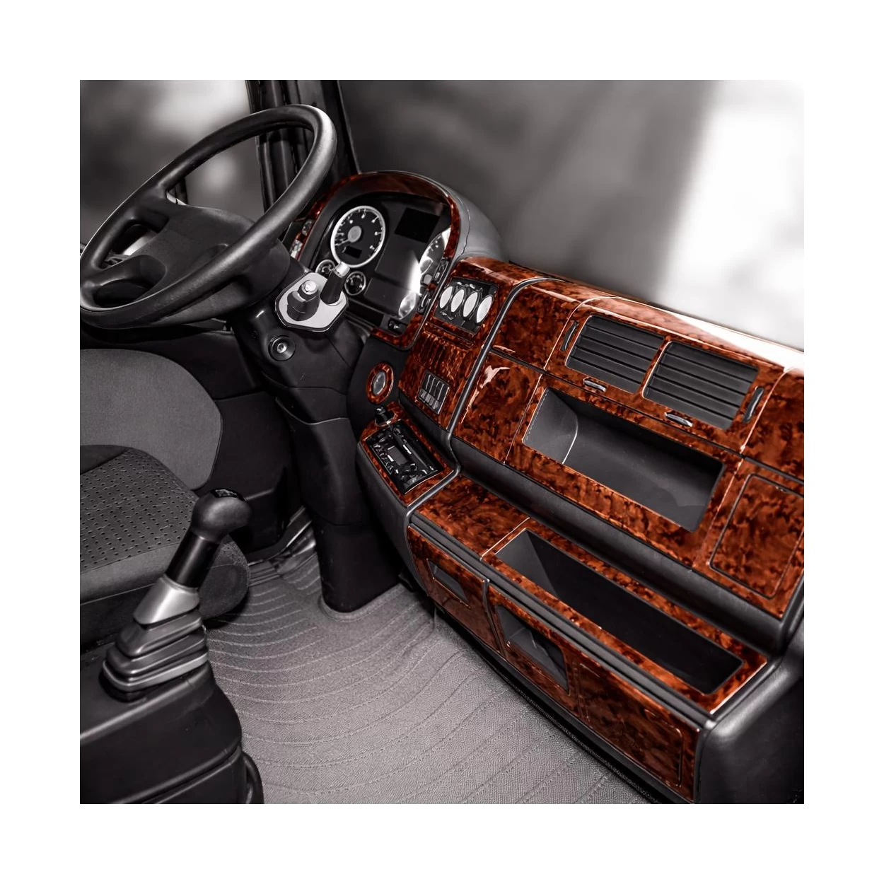 MAN TGL 09.2004 3D Interior Dashboard Trim Kit Dash Trim Dekor 66-Parts