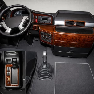 MAN TGX TGS 07.2007 3D Interior Dashboard Trim Kit Dash Trim Dekor 22-Parts