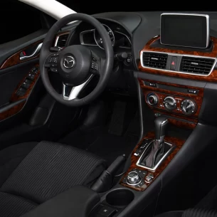 Mazda 3 2014-UP Full Set, Without NAVI, Automatic Gearbox Interior BD Dash Trim Kit