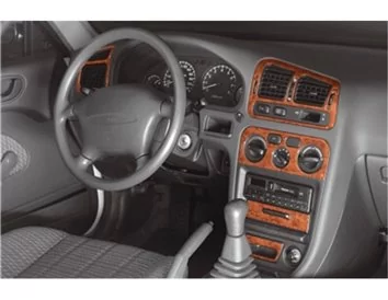 Mitsubishi Galant VII 03.93-12.96 3D Interior Dashboard Trim Kit Dash Trim Dekor 11-Parts - 1 - Interior Dash Trim Kit