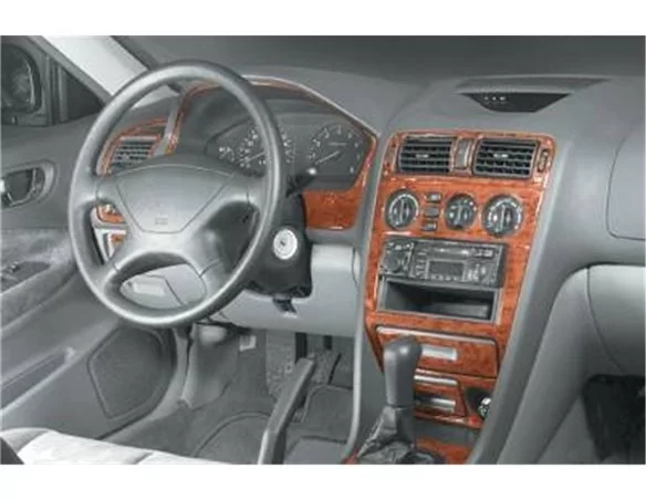 Mitsubishi Galant VIII 01.98-12.02 3D Interior Dashboard Trim Kit Dash Trim Dekor 13-Parts - 1 - Interior Dash Trim Kit
