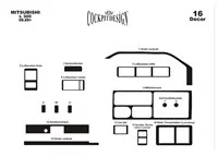 Mitsubishi L 300 08.1988 3D Interior Dashboard Trim Kit Dash Trim Dekor 16-Parts - 2 - Interior Dash Trim Kit Mitsubishi L 300 08.1988 3D Interior Dashboard Trim Kit Dash Trim Dekor 16-Parts - 2 - Interior Dash Trim Kit