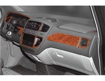 Mitsubishi L 400 05.98 12.06 3D Interior Dashboard Trim Kit Dash Trim Dekor 13-Parts - 1 - Interior Dash Trim Kit