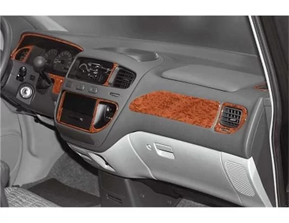 Mitsubishi L 400 05.98 12.06 3D Interior Dashboard Trim Kit Dash Trim Dekor 13-Parts - 1 - Interior Dash Trim Kit