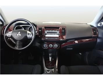 Mitsubishi Lancer 2008-UP Full Set, With NAVI Interior BD Dash Trim Kit