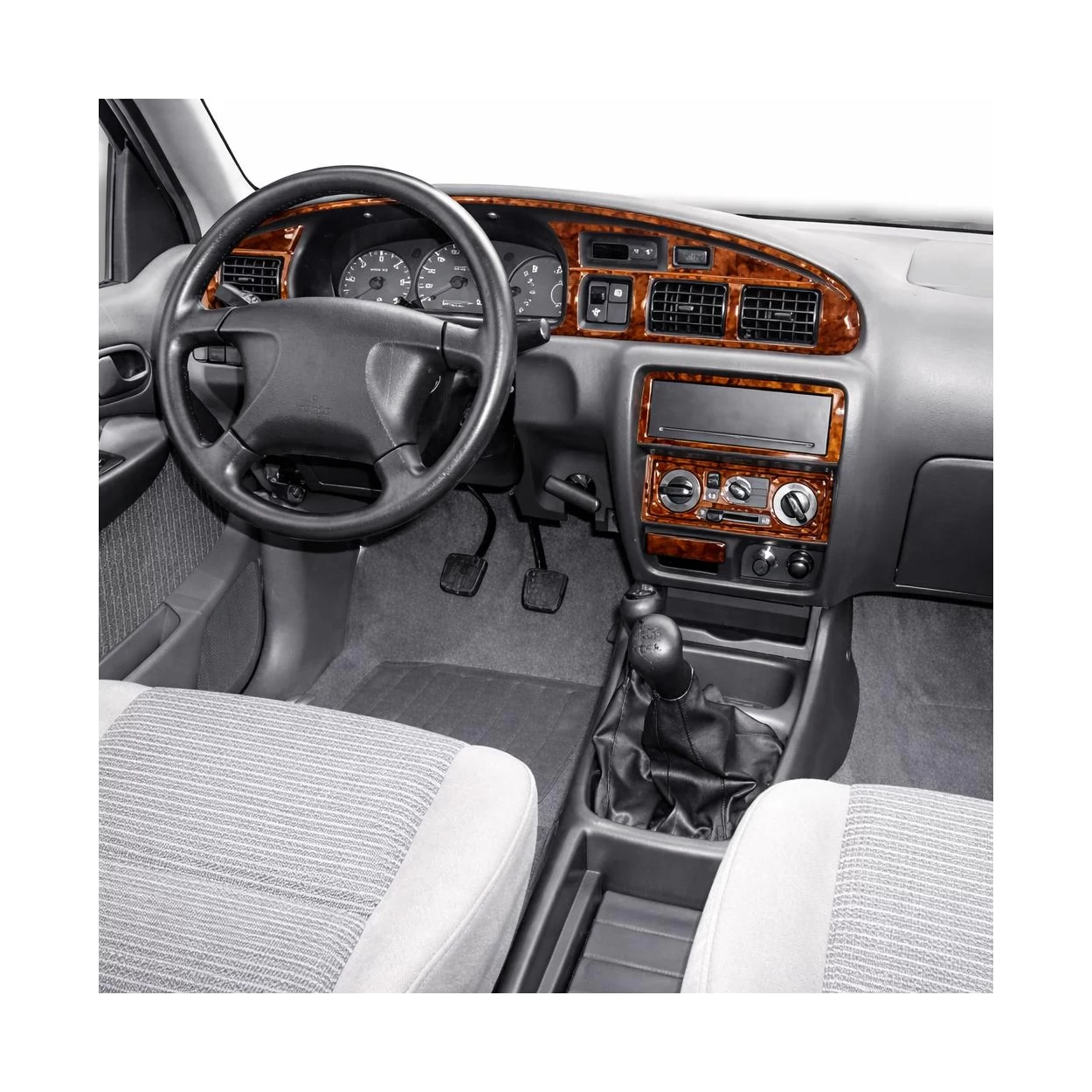 Mazda BT50 Pick-Up 06.99-12.06 3D Interior Dashboard Trim Kit Dash Trim Dekor 12-Parts