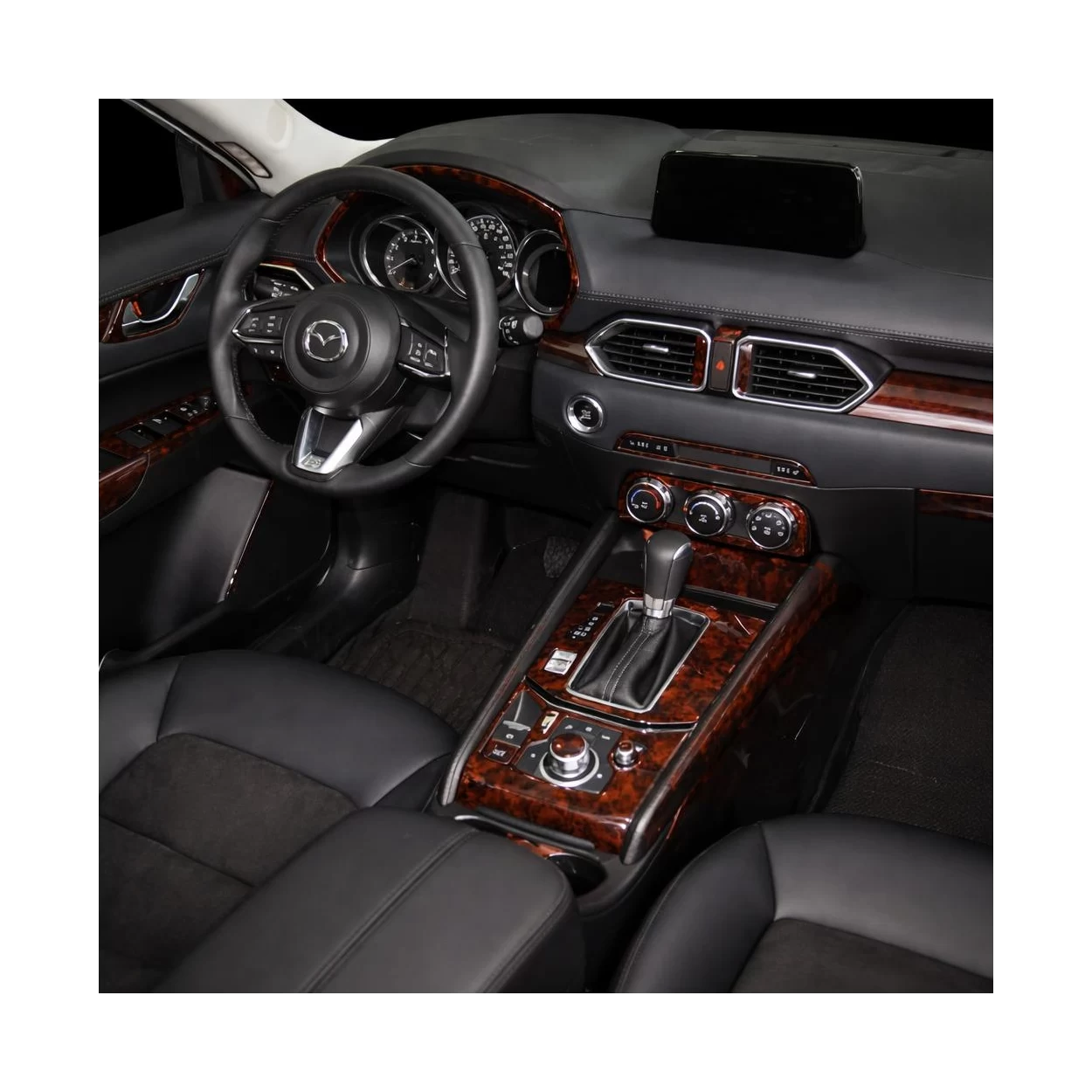 Mazda CX-5 KF ab 2017 3D Interior Dashboard Trim Kit Dash Trim Dekor 27-Parts