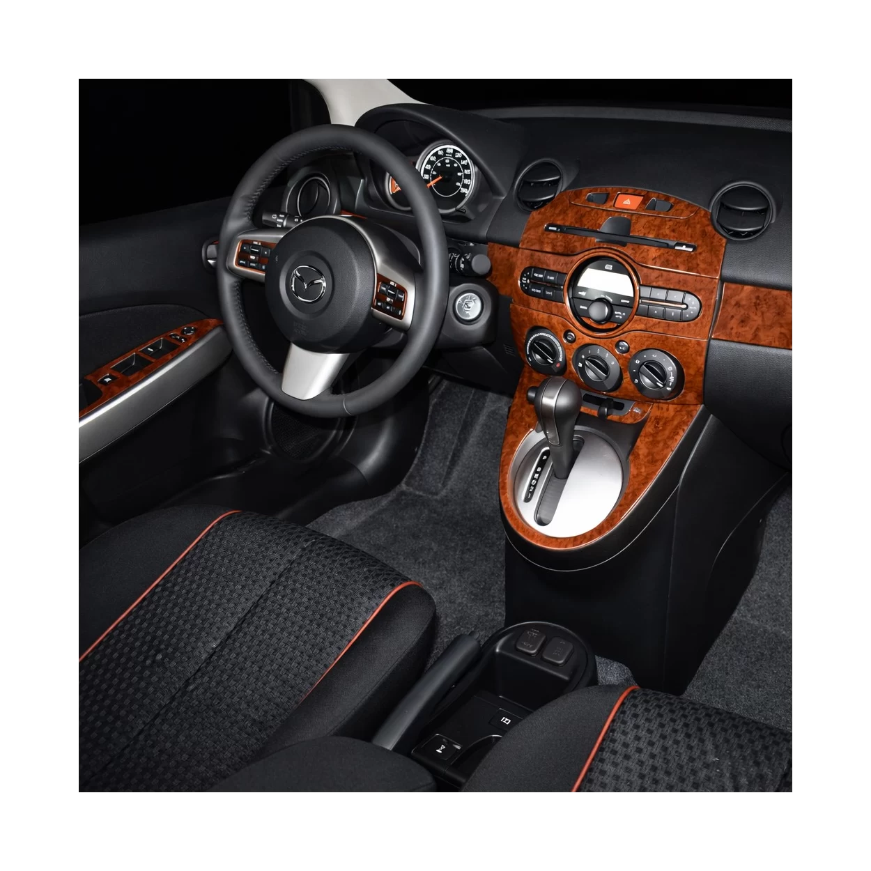 Mazda Mazda 2 2011-UP Full Set Interior BD Dash Trim Kit