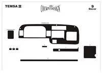Mitsubishi Temsa Prestige Midibus 01.1999 3D Interior Dashboard Trim Kit Dash Trim Dekor 9-Parts - 1 - Interior Dash Trim Kit Mitsubishi Temsa Prestige Midibus 01.1999 3D Interior Dashboard Trim Kit Dash Trim Dekor 9-Parts - 1 - Interior Dash Trim Kit