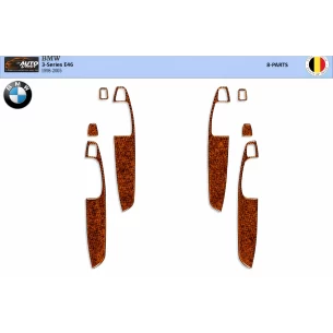 BMW 3 Series E46 04.98-12.04 3D Interior Dashboard Trim Kit Dash Trim Dekor 11-Parts 2