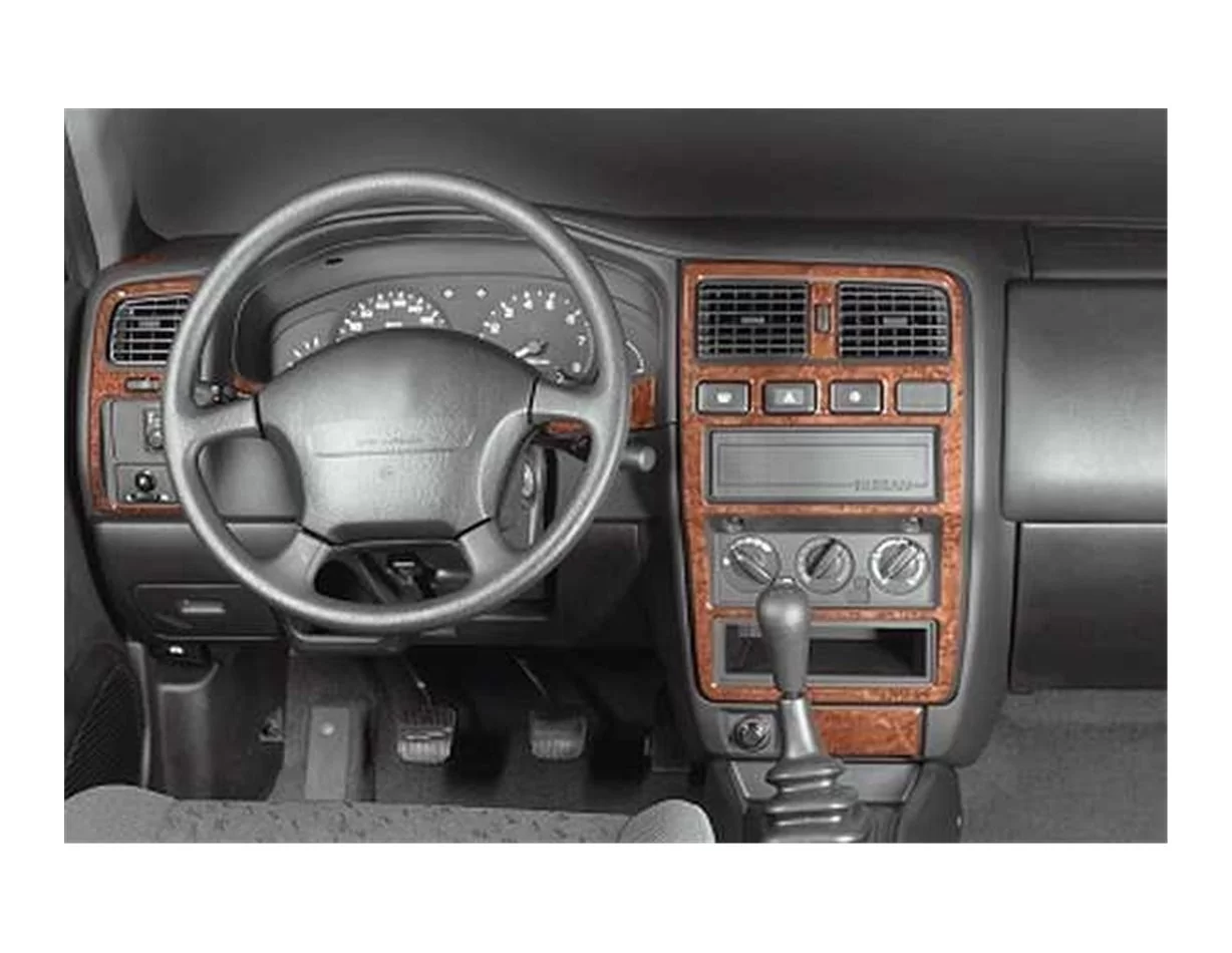 Nissan Almera 09.95-12.99 3D Interior Dashboard Trim Kit Dash Trim Dekor 14-Parts - 1 - Interior Dash Trim Kit