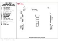 Nissan Altima 1993-1994 Automatic Gearbox, With watches, OEM Match, 19 Parts set Interior BD Dash Trim Kit - 1 - Interior Dash T Nissan Altima 1993-1994 Automatic Gearbox, With watches, OEM Match, 19 Parts set Interior BD Dash Trim Kit - 1 - Interior Dash T