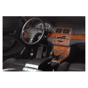 BMW 3 Series E46 04.98-12.04 3D Interior Dashboard Trim Kit Dash Trim Dekor 25-Parts