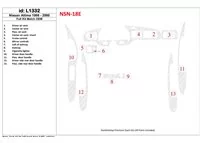 Nissan Altima 1998-2001 Full Set, OEM Compliance, 13 Parts set Interior BD Dash Trim Kit - 1 - Interior Dash Trim Kit Nissan Altima 1998-2001 Full Set, OEM Compliance, 13 Parts set Interior BD Dash Trim Kit - 1 - Interior Dash Trim Kit