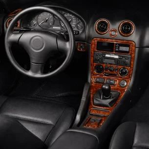 Mazda MX 5 12.00-12.05 3D Interior Dashboard Trim Kit Dash Trim Dekor 14-Parts