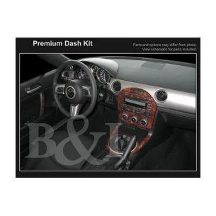 Mazda MX-5 Miata NC Mk3 2009-2015 3D Interior Dashboard Trim Kit Dash Trim Dekor 40-Parts