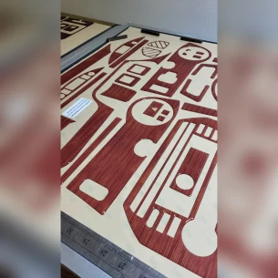 Mazda MX-5 Miata NC Mk3 2009-2015 3D Interior Dashboard Trim Kit Dash Trim Dekor 40-Parts