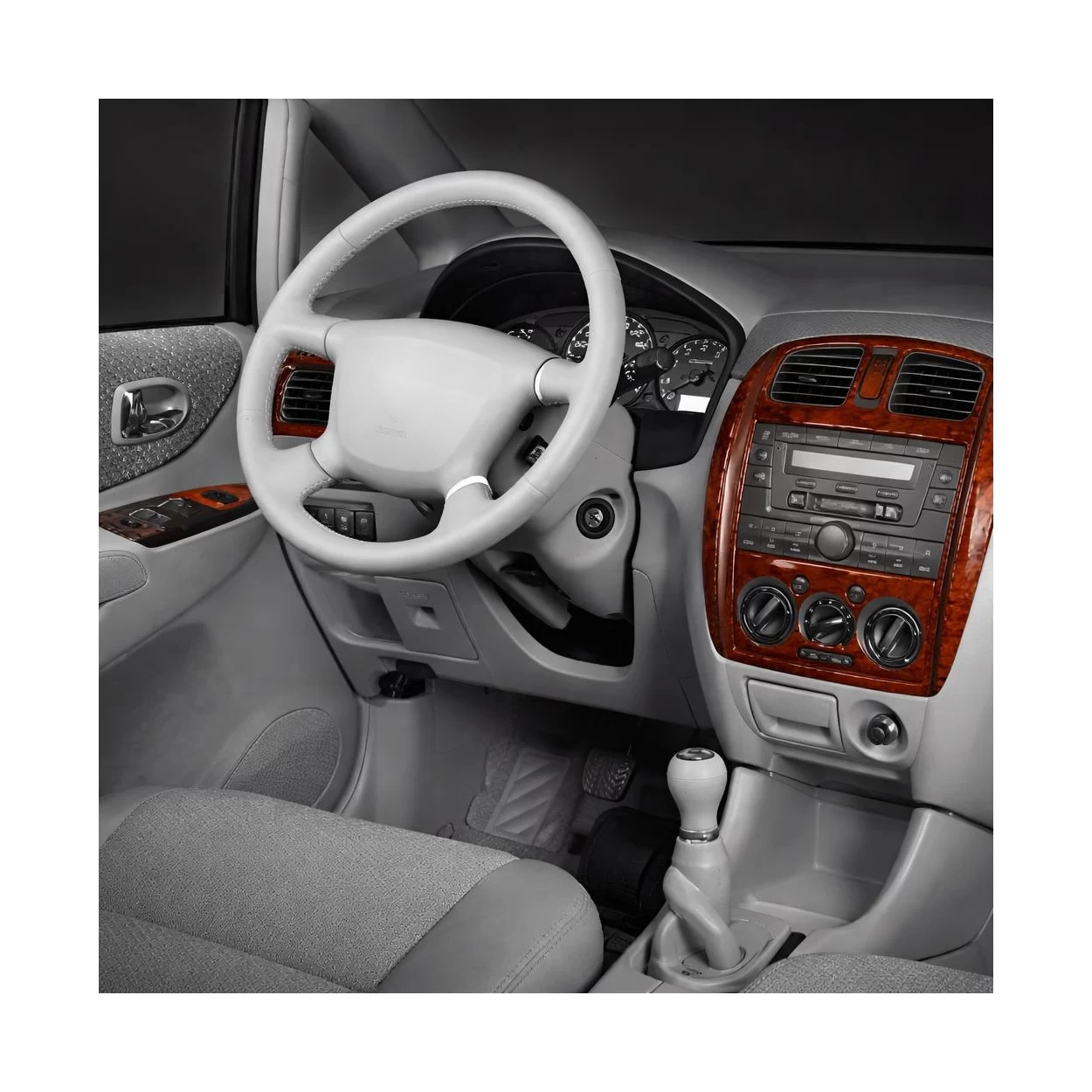 Mazda Premacy 06.99-12.04 3D Interior Dashboard Trim Kit Dash Trim Dekor 13-Parts