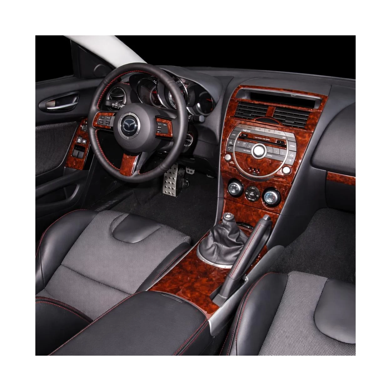 Mazda RX-8 2003-2007 Full Set, With NAVI system Interior BD Dash Trim Kit