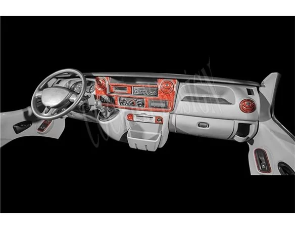 Nissan Interstar 01.2003 3D Interior Dashboard Trim Kit Dash Trim Dekor 28-Parts - 1 - Interior Dash Trim Kit