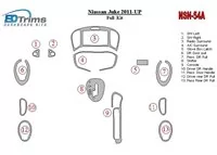 Nissan Juke 2011-UP Interior BD Dash Trim Kit - 1 - Interior Dash Trim Kit Nissan Juke 2011-UP Interior BD Dash Trim Kit - 1 - Interior Dash Trim Kit