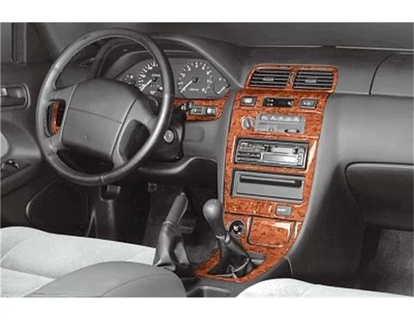 Nissan Maxima 02.95-01.00 3D Interior Dashboard Trim Kit Dash Trim Dekor 15-Parts - 1 - Interior Dash Trim Kit