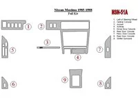 Nissan Maxima 1985-1988 Full Set Interior BD Dash Trim Kit - 1 - Interior Dash Trim Kit Nissan Maxima 1985-1988 Full Set Interior BD Dash Trim Kit - 1 - Interior Dash Trim Kit