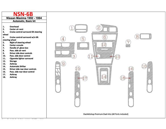 Volvo XC 90 07.2002 3M 3D Car Tuning Interior Tuning Interior Customisation UK Right Hand Drive Australia Dashboard Trim Kit Das