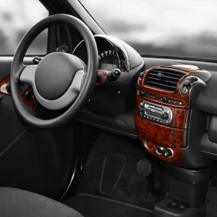 Mcc Smart Smart 1998-2007 3D Interior Dashboard Trim Kit Dash Trim Dekor 22-Parts