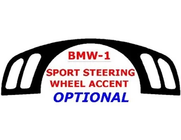 BMW X5 1998-2006 Sport Steering Wheel Accent Interior BD Dash Trim Kit - 1 - Interior Dash Trim Kit