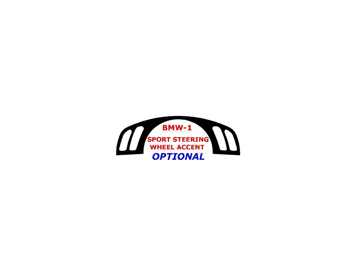 BMW X5 1998-2006 Sport Steering Wheel Accent Interior BD Dash Trim Kit - 1 - Interior Dash Trim Kit