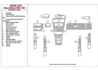 Nissan Maxima 1989-1991 Full Set, Automatic Gearbox, 20 Parts set Interior BD Dash Trim Kit - 2 - Interior Dash Trim Kit Nissan Maxima 1989-1991 Full Set, Automatic Gearbox, 20 Parts set Interior BD Dash Trim Kit - 2 - Interior Dash Trim Kit