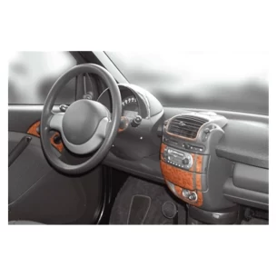 Mcc Smart Smart 1998-2007 3D Interior Dashboard Trim Kit Dash Trim Dekor 22-Parts