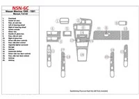 Nissan Maxima 1989-1991 Full Set, Manual Gearbox, 20 Parts set Interior BD Dash Trim Kit - 1 - Interior Dash Trim Kit Nissan Maxima 1989-1991 Full Set, Manual Gearbox, 20 Parts set Interior BD Dash Trim Kit - 1 - Interior Dash Trim Kit