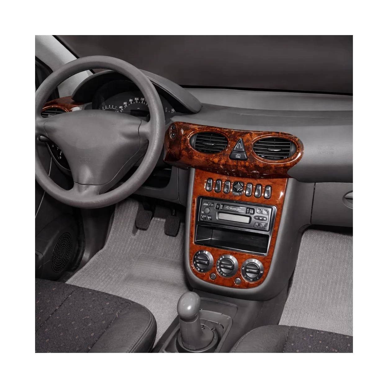 Mercedes A-Class W168 02.01-06.04 3D Interior Dashboard Trim Kit Dash Trim Dekor 5-Parts