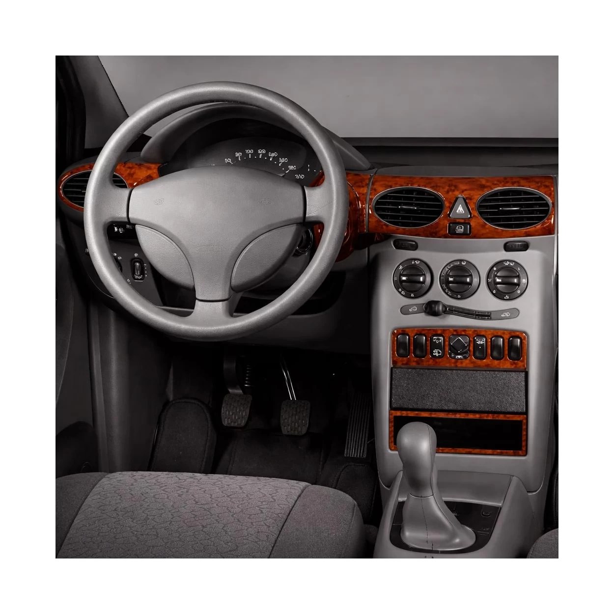 Mercedes A-Class W168 09.97-02.01 3D Interior Dashboard Trim Kit Dash Trim Dekor 12-Parts